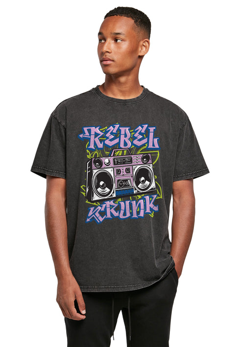 black acid washed
